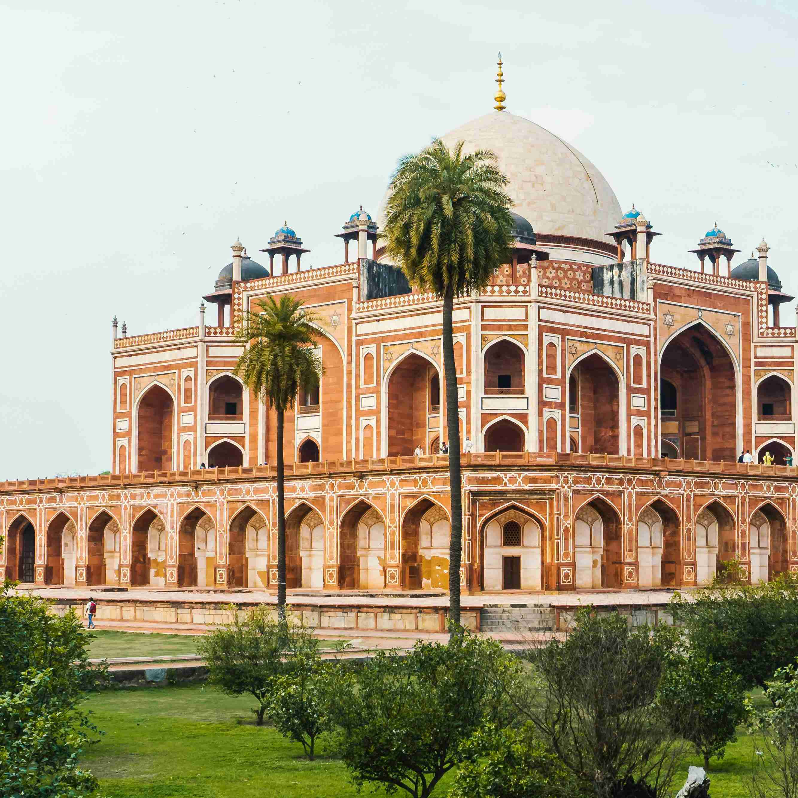 A short walk from the hotel, Humayun’s Tomb is a 16th-century Mughal masterpiece. With its red sandstone façade, Persian–Indian design, and serene gardens, it stands as a regal symbol of Delhi’s architectural and cultural heritage.