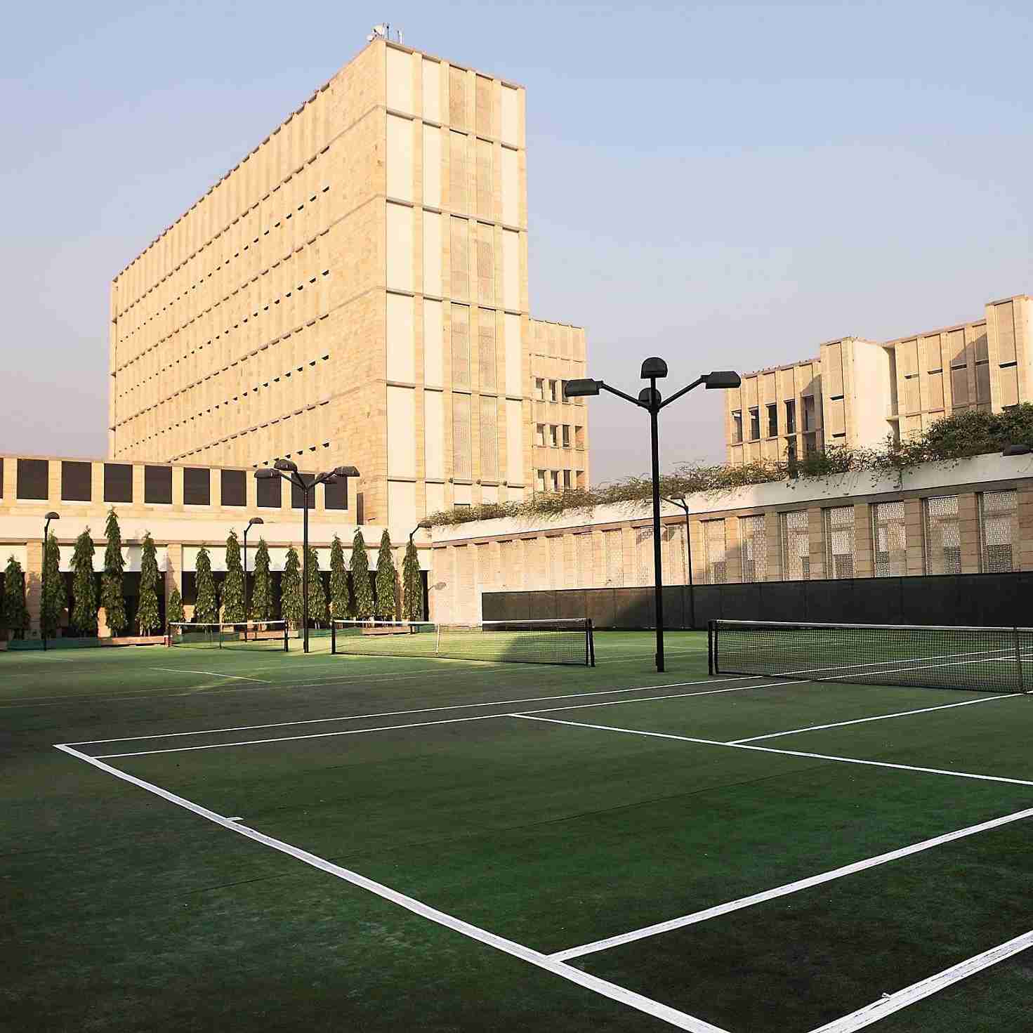 The Lodhi offers the rare luxury of three all-weather tennis courts with experienced markers and ball boys on hand at all times. Open daily from 7:00 am to 12:00 pm and 5:00 pm to 10:00 pm.
